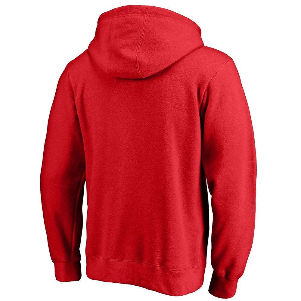 Washington Wizards Icon Primary Logo Fitted Pullover Hoodie Red - NBA