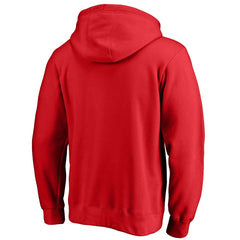 Washington Wizards Icon Primary Logo Fitted Pullover Hoodie Red - NBA