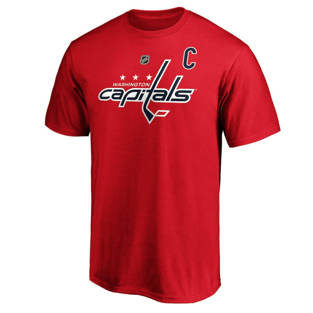 Alexander Ovechkin Washington Capitals Fanatics Authentic Stack Player Name & Number T-Shirt - Red - NHL