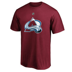 Nathan MacKinnon Colorado Avalanche Fanatics Authentic Stack Player Name & Number T-Shirt - Burgundy - NHL