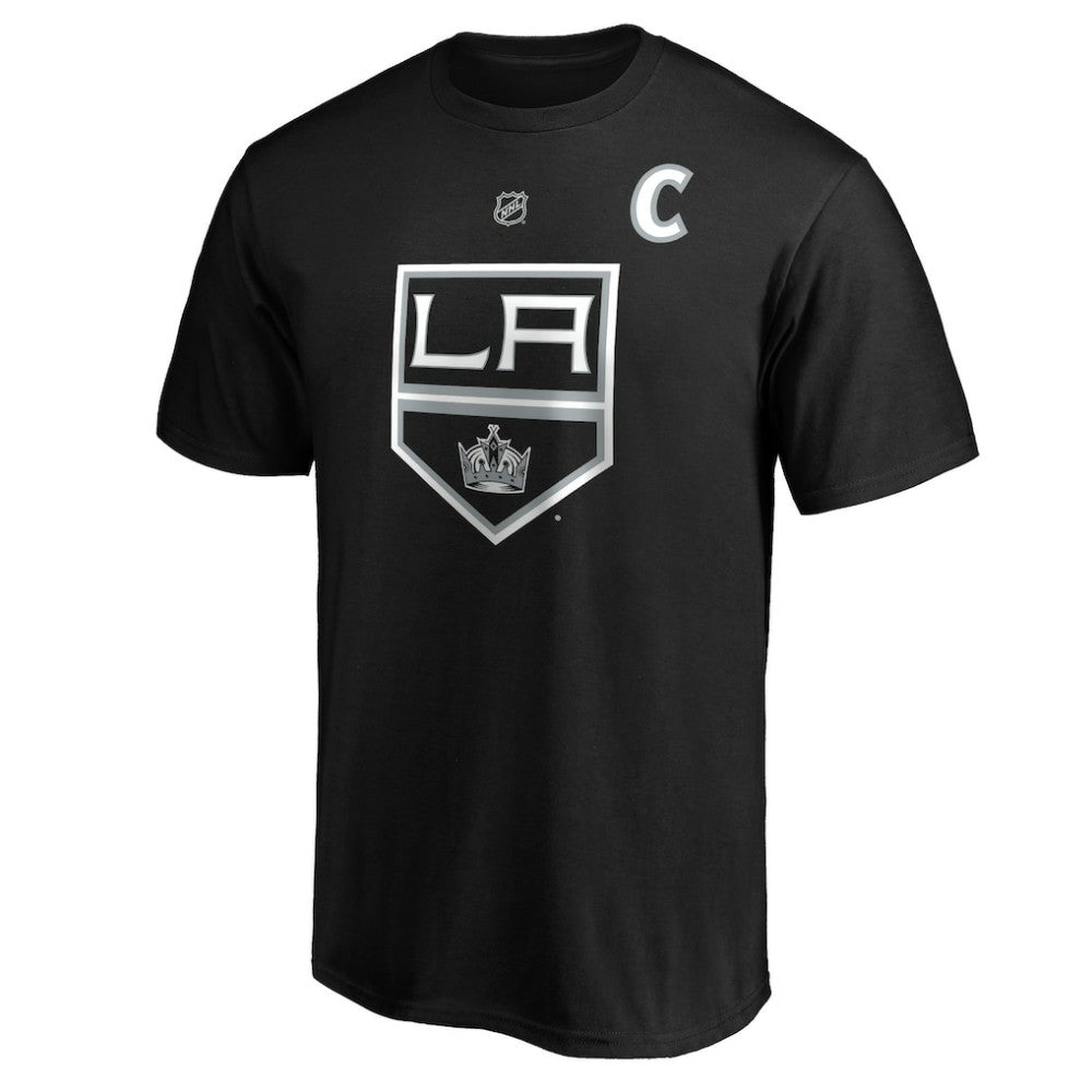 Anze Kopitar Los Angeles Kings Fanatics Authentic Stack Player Name & Number T-Shirt - Black - NHL
