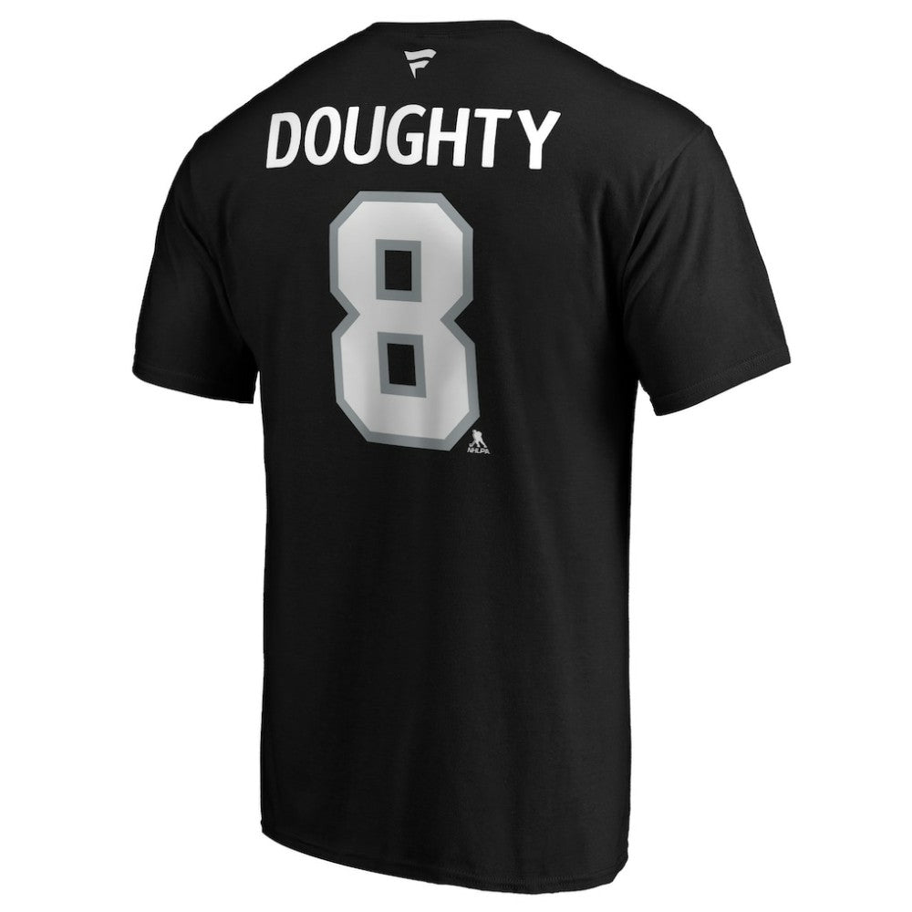 Drew Doughty Los Angeles Kings Fanatics Authentic Stack Name & Number Team T-Shirt - Black - NHL