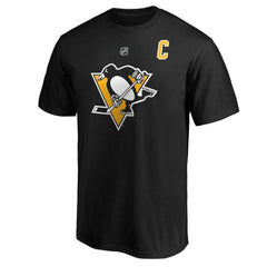 Sidney Crosby Pittsburgh Penguins Fanatics Authentic Stack Player Name & Number T-Shirt - Black - NHL