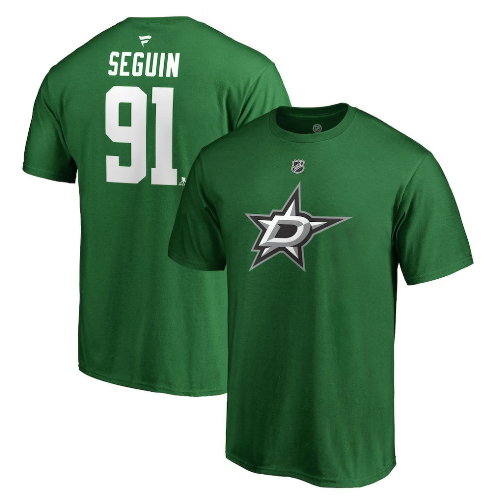 Tyler Seguin Dallas Stars Fanatics Authentic Stack Player Name & Number T-Shirt - Kelly Green - NHL