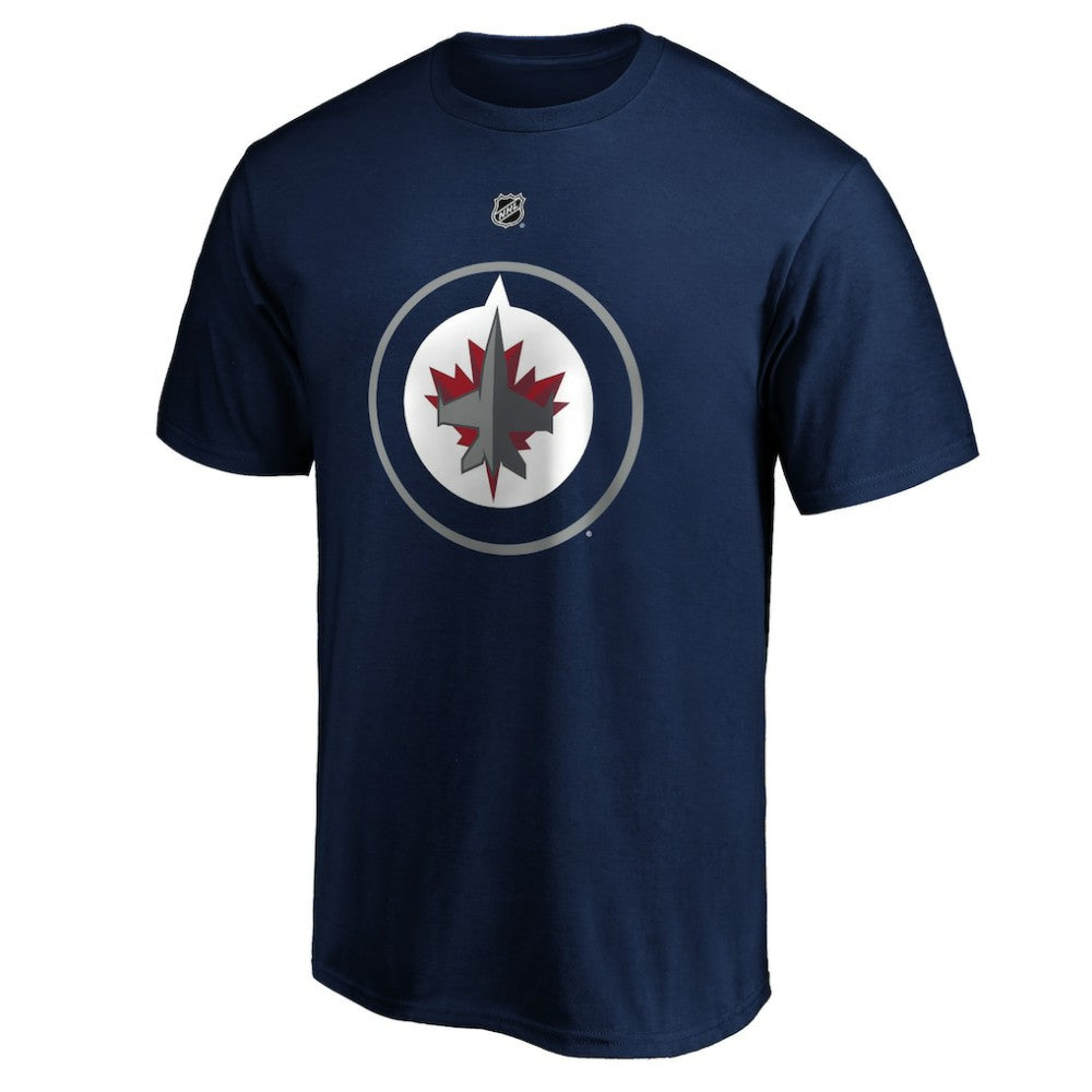 Mark Scheifele Winnipeg Jets Fanatics Authentic Stack Name & Number Team T-Shirt - Navy - NHL