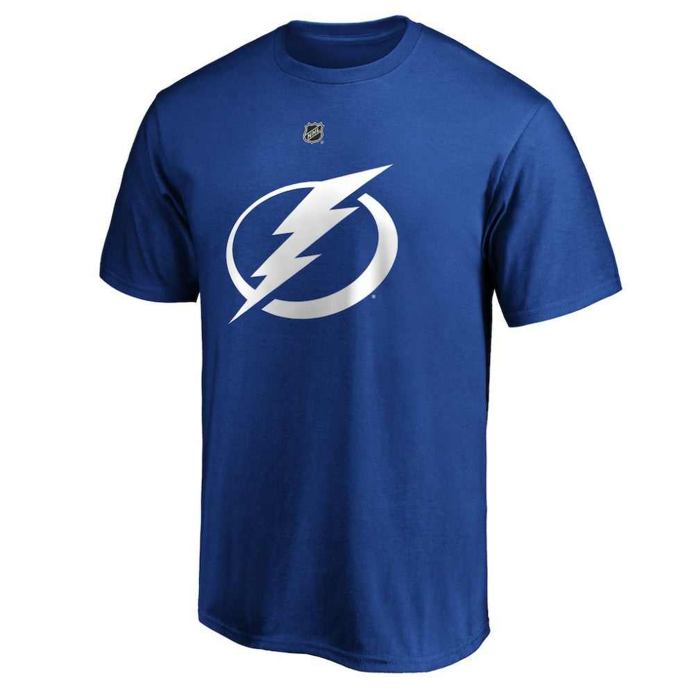 Nikita Kucherov Tampa Bay Lightning Fanatics Authentic Stack Player Name & Number T-Shirt - Blue - NHL