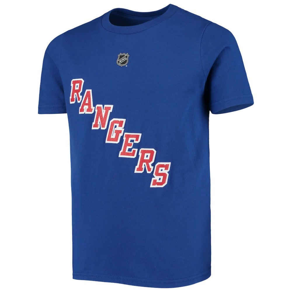 Artemi Panarin New York Rangers Youth Player Name & Number T-Shirt - Blue - NHL