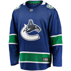 Vancouver Canucks Fanatics Home Team Breakaway Jersey - Blue - NHL