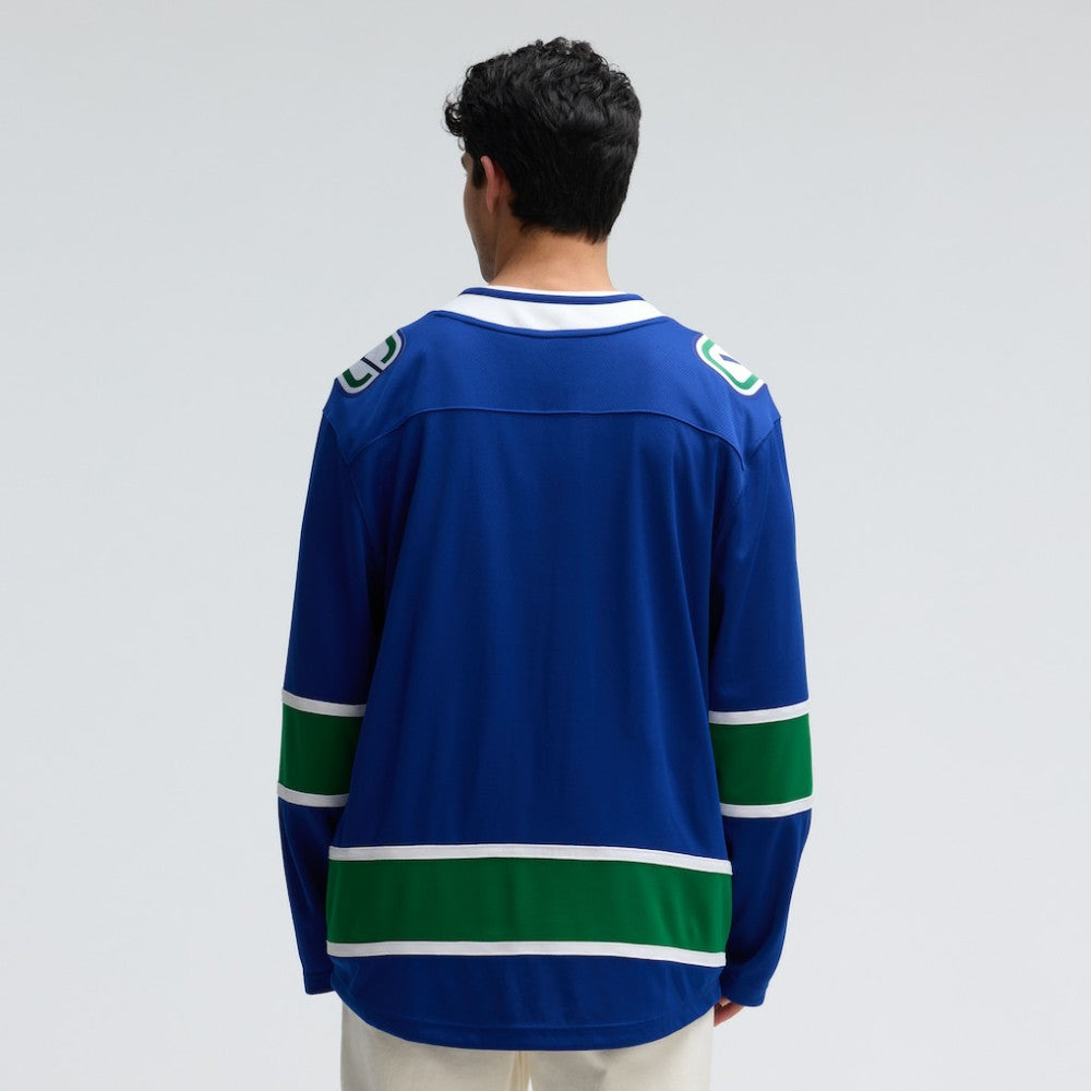 Vancouver Canucks Fanatics Home Team Breakaway Jersey - Blue - NHL
