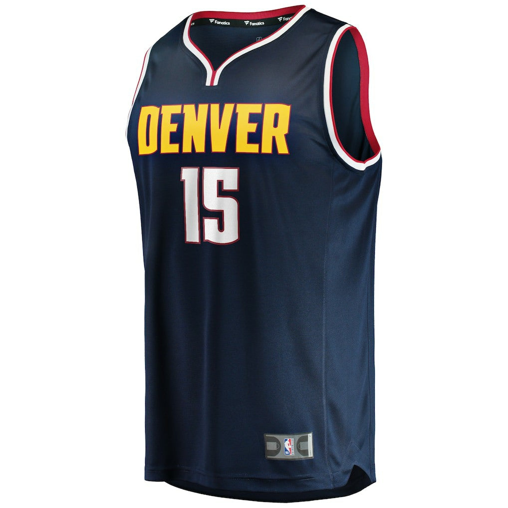 Nikola Jokic Denver Nuggets Fast Break Player Jersey Icon Editi- Navy - NBA