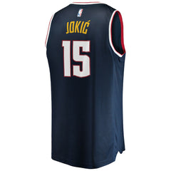 Nikola Jokic Denver Nuggets Fast Break Player Jersey Icon Editi- Navy - NBA