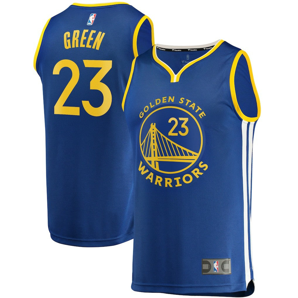 Draymond Green Golden State Warriors Fast Break Replica Player Team Jersey Icon Editi- Royal - NBA