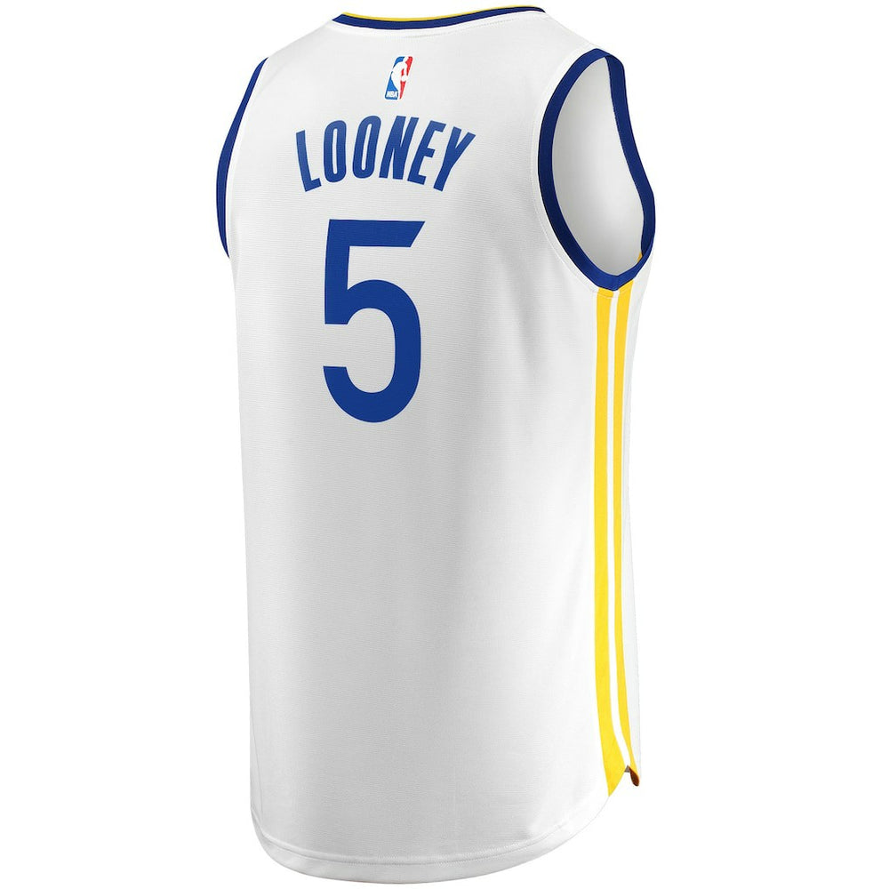 Kevon Looney Golden State Warriors Fast Break Player Replica Jersey Association Editi- White - NBA