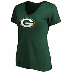 Green Bay Packers Women's Primary Logo V-Neck T-Shirt Green | Fanatics