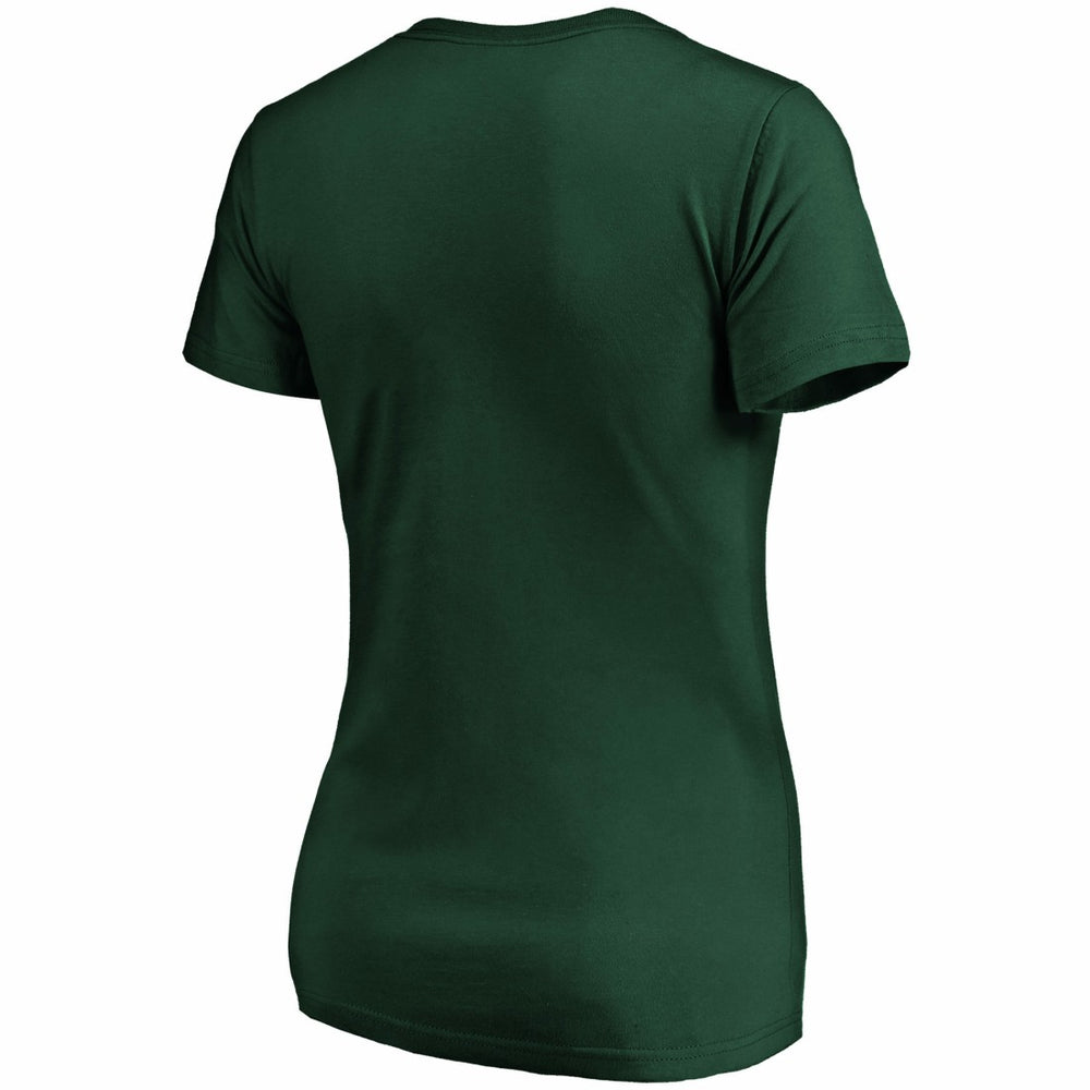 Green Bay Packers Women's Primary Logo V-Neck T-Shirt Green | Fanatics