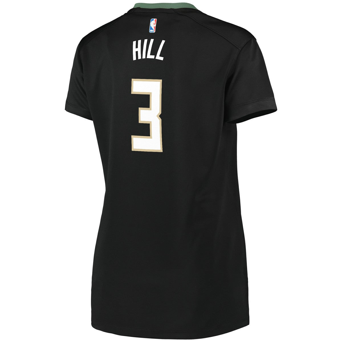 George Hill Milwaukee Bucks Women's Fast Break Replica Player Jersey Statement Edition Black - NBA