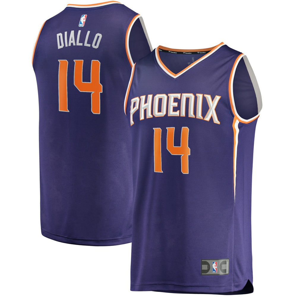 Cheick Diallo Phoenix Suns Youth Fast Break Replica Player Jersey Icon Edition Purple - NBA