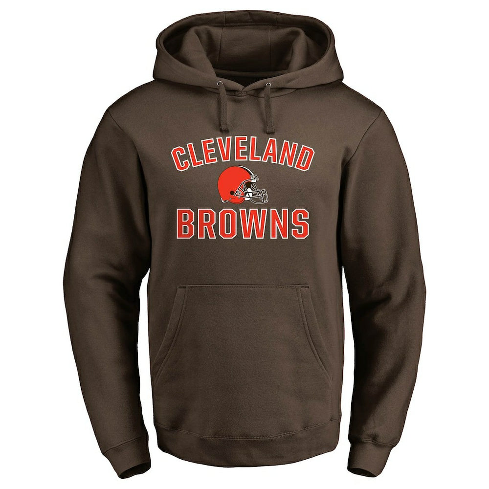 Cleveland Browns Victory Arch Team Fitted Pullover Hoodie Brown | Fanatics