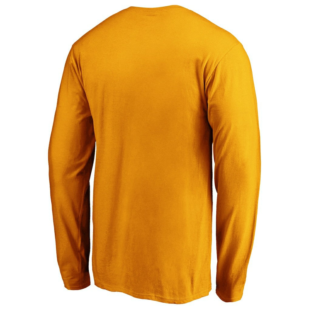 Pittsburgh Steelers Primary Logo Long Sleeve T-Shirt Gold | Fanatics