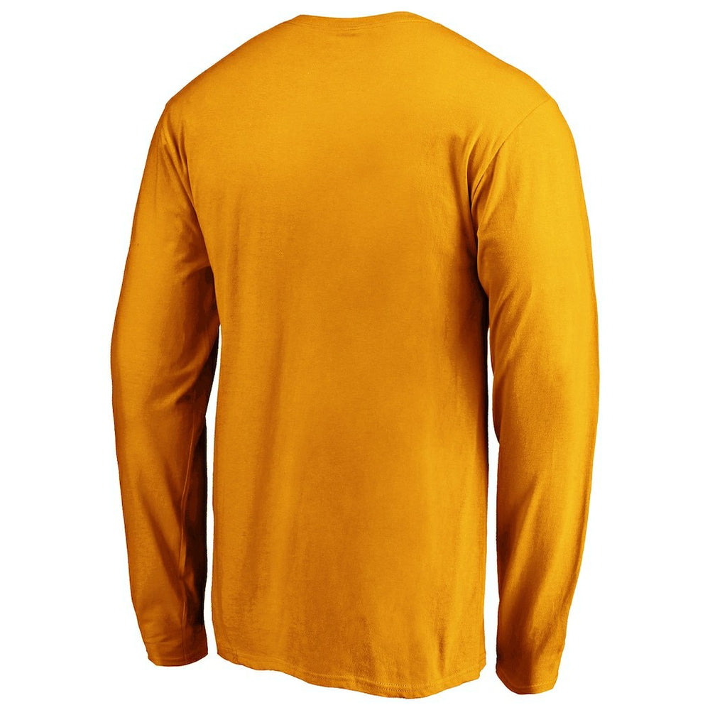Pittsburgh Steelers Primary Logo Long Sleeve T-Shirt Gold | Fanatics