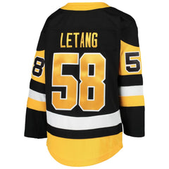 Kris Letang Pittsburgh Penguins Youth Premier Player Jersey - Black - NHL