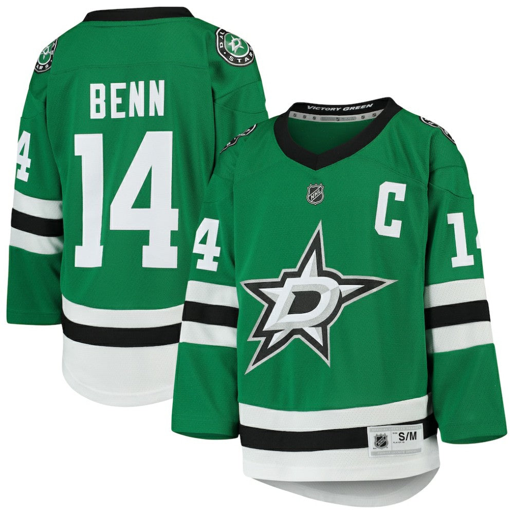 Jamie Benn Dallas Stars Youth Home Replica Player Jersey - Kelly Green - NHL