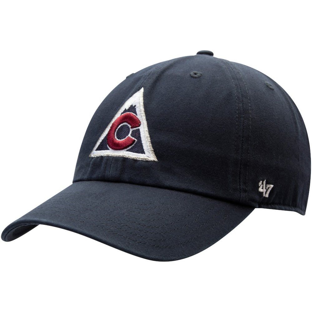 Colorado Avalanche '47 Clean Up Alternate Logo Adjustable Hat - Navy - NHL