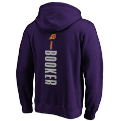 Devin Booker Phoenix Suns Playmaker Name & Number Pullover Hoodie Purple - NBA