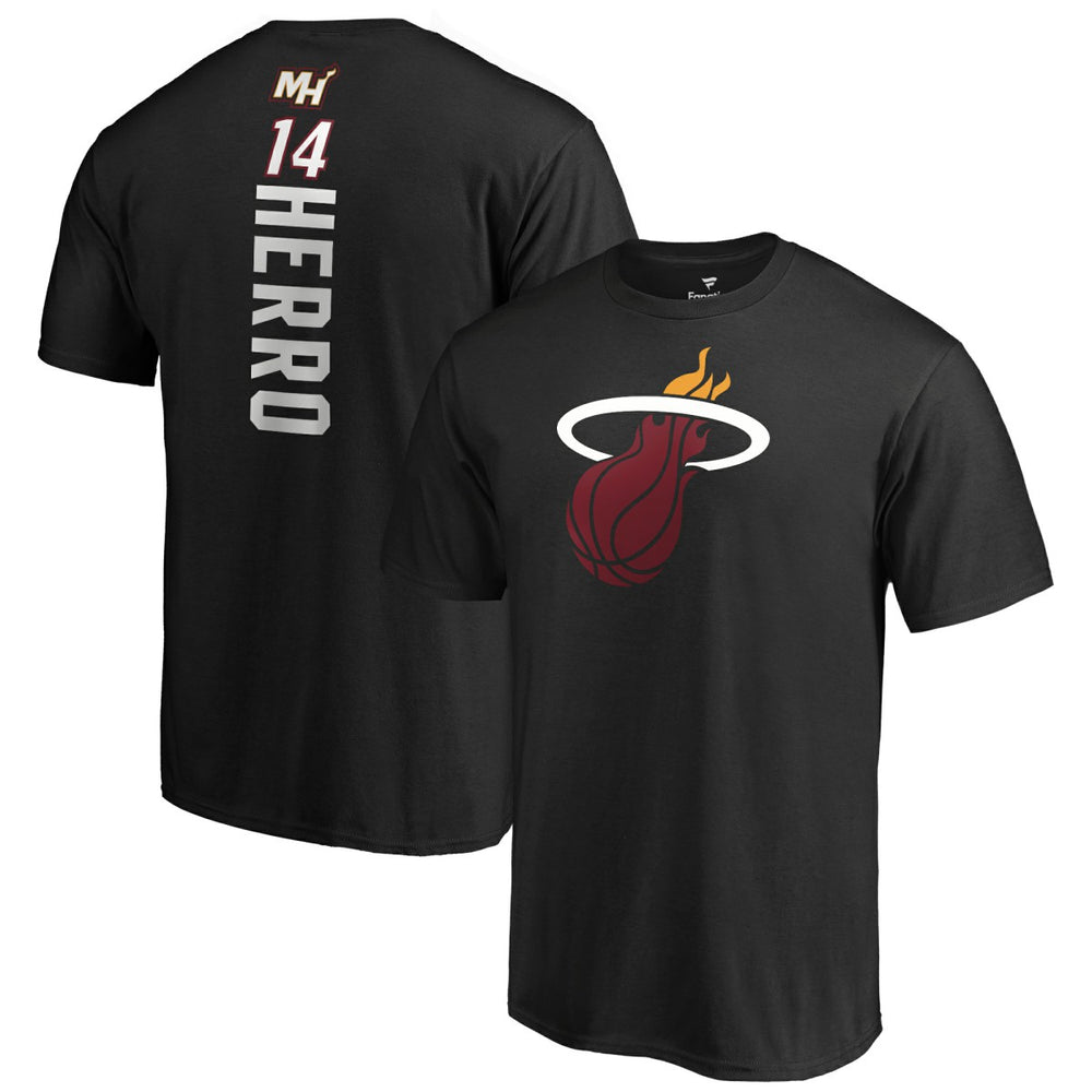 Tyler Herro Miami Heat Playmaker Name & Number T-Shirt Black - NBA