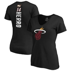 Tyler Herro Miami Heat Women's Team Playmaker Name & Number T-Shirt Black - NBA