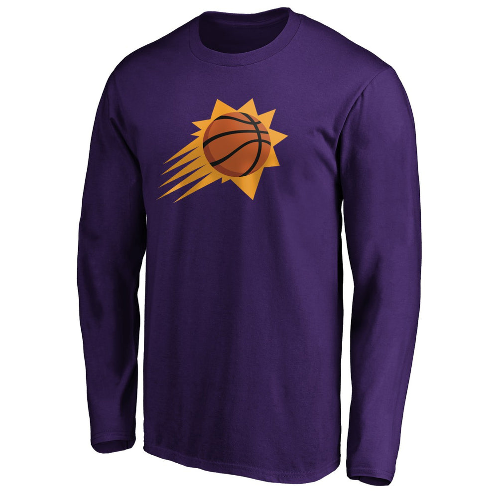 Devin Booker Phoenix Suns Playmaker Name & Number Long Sleeve T-Shirt Purple - NBA
