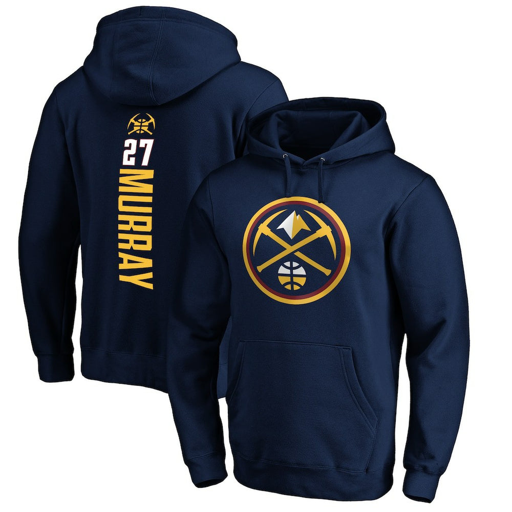 Denver Nuggets Playmaker Name & Number Pullover Hoodie Navy - NBA