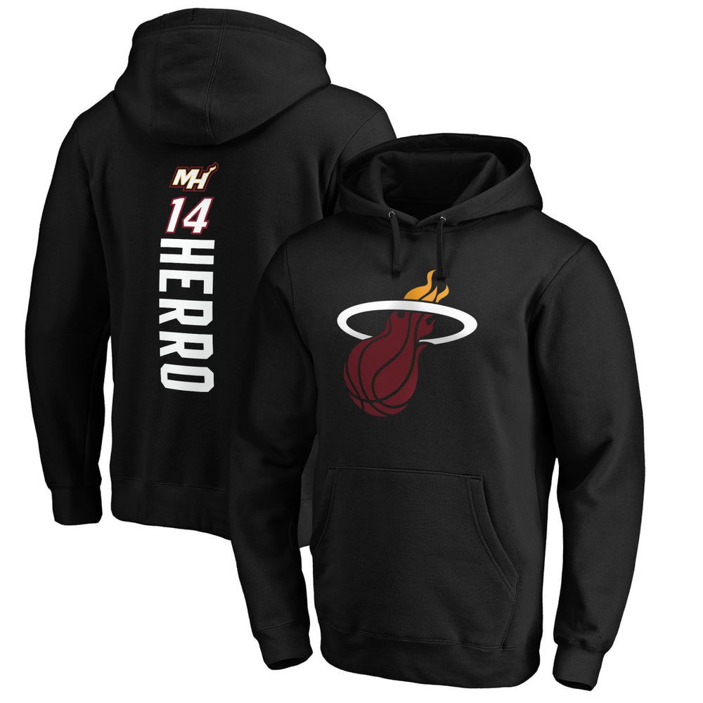 Miami Heat Playmaker Name & Number Pullover Hoodie Black - NBA