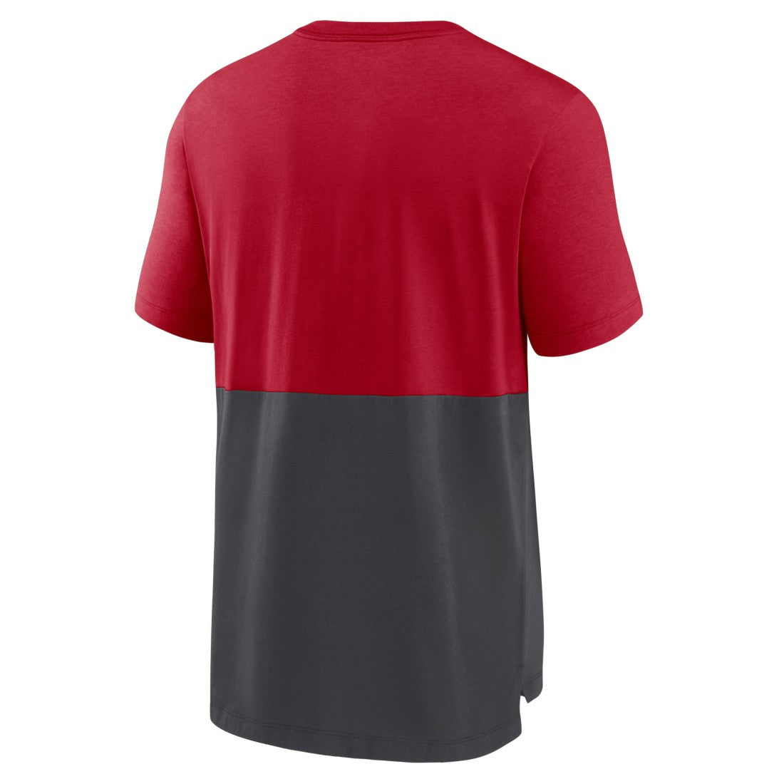 Tampa Bay Buccaneers Fan Gear Colorblock Tri-Blend T-Shirt Red/Pewter | Nike for Sale