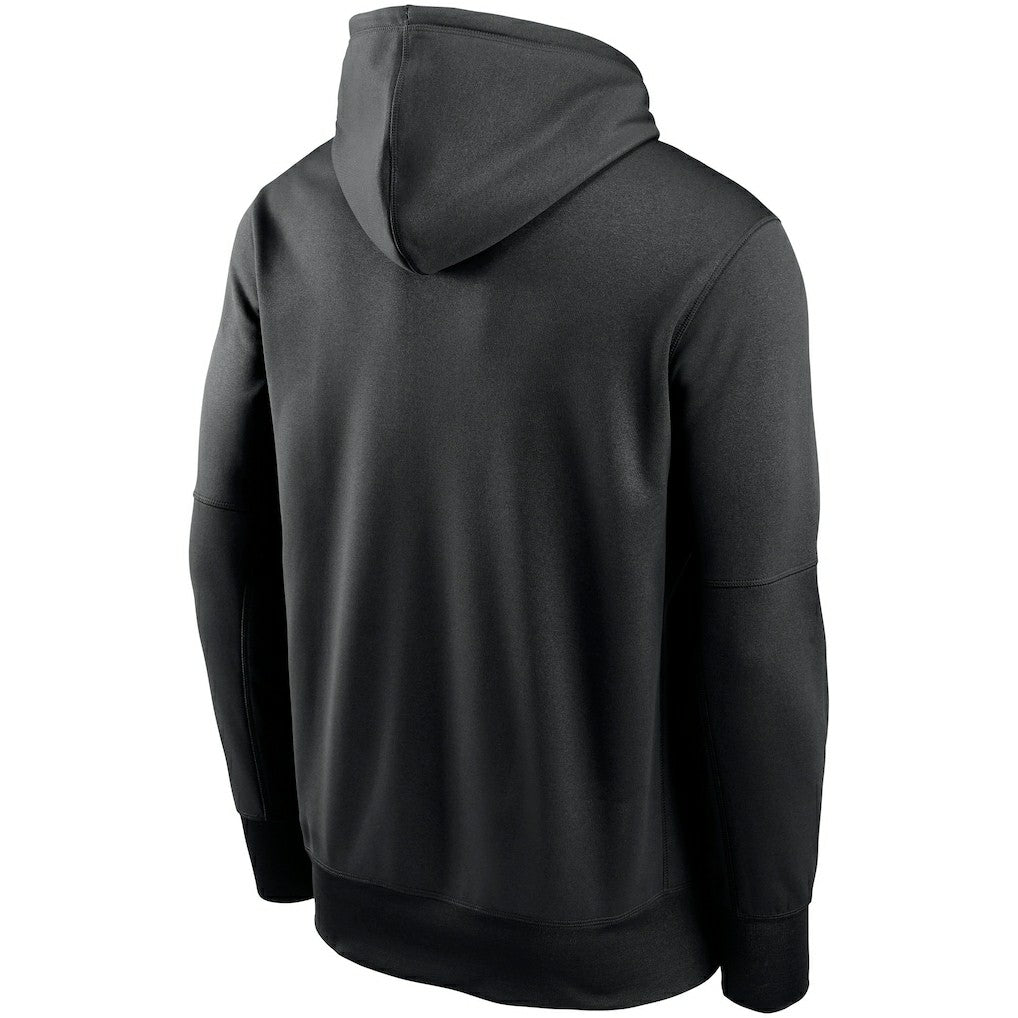 Arizona Cardinals Fan Gear Primary Logo Therma Performance Pullover Hoodie Black | Nike for Sale