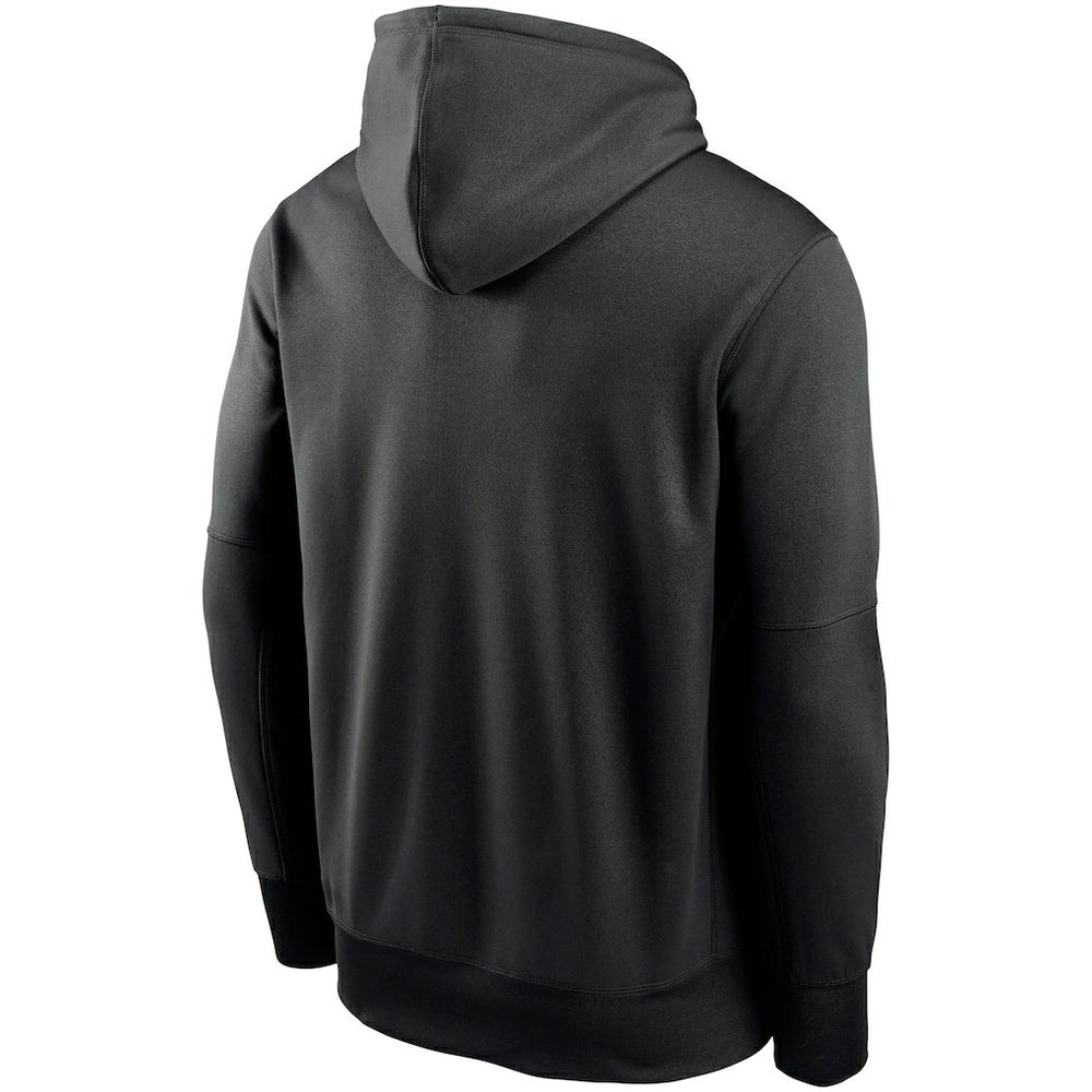 Arizona Cardinals Fan Gear Primary Logo Therma Performance Pullover Hoodie Black | Nike for Sale
