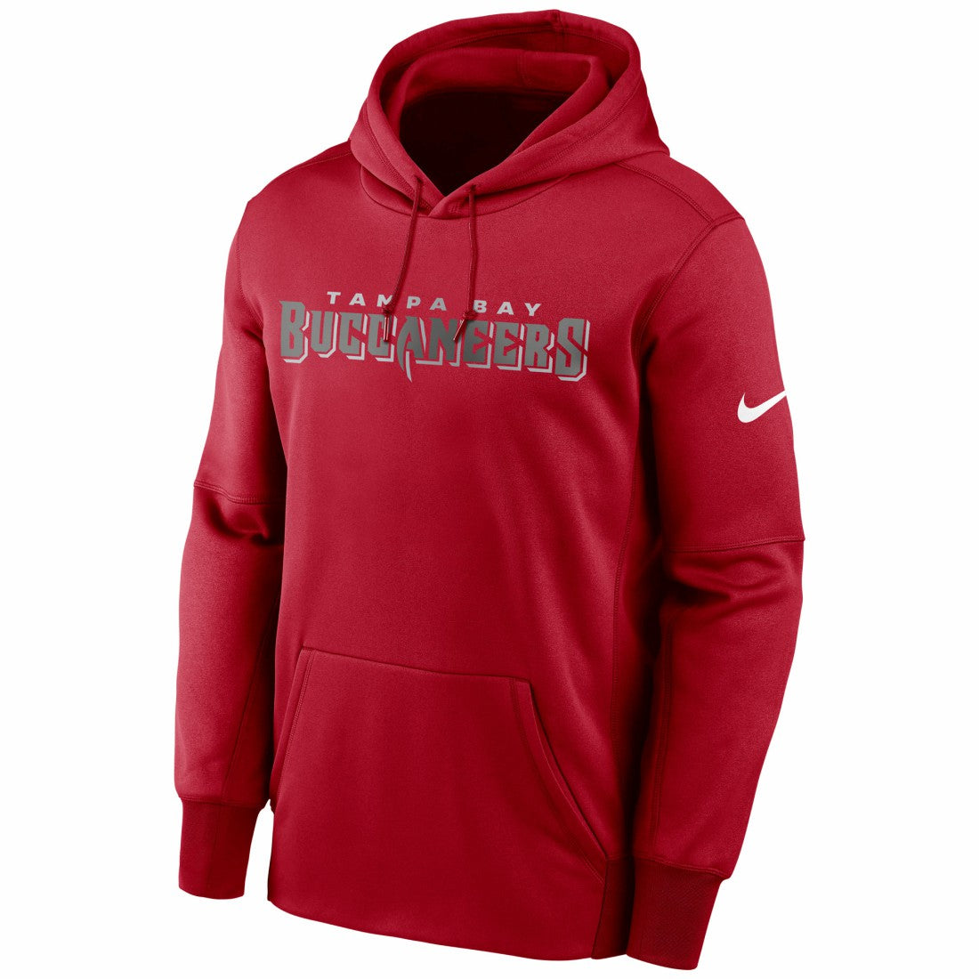 Tampa Bay Buccaneers Fan Gear Wordmark Performance Pullover Hoodie Red | Nike for Sale