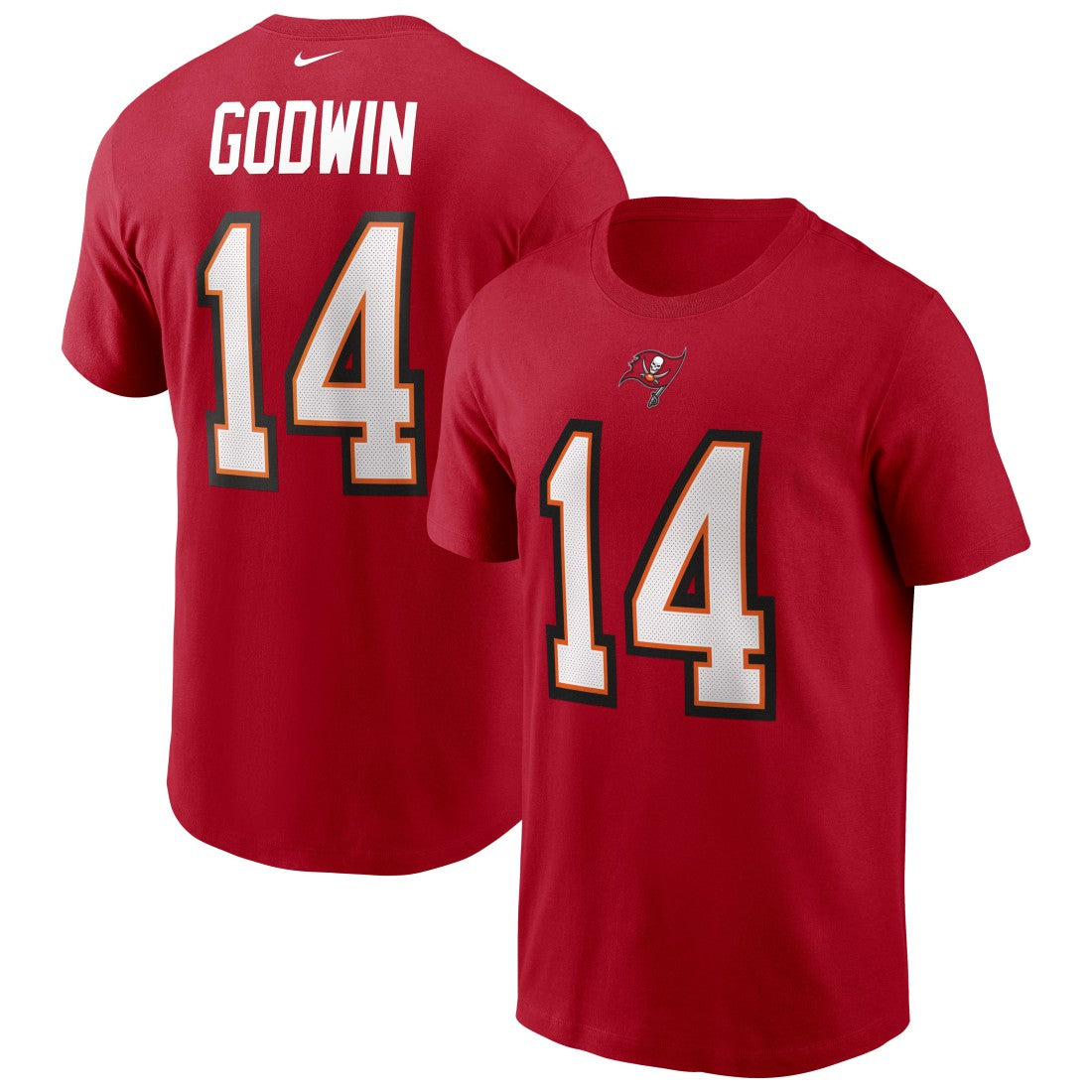 Chris Godwin Tampa Bay Buccaneers Name & Number T-Shirt Red | Nike for Sale
