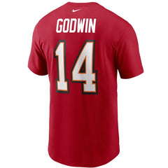 Chris Godwin Tampa Bay Buccaneers Name & Number T-Shirt Red | Nike for Sale