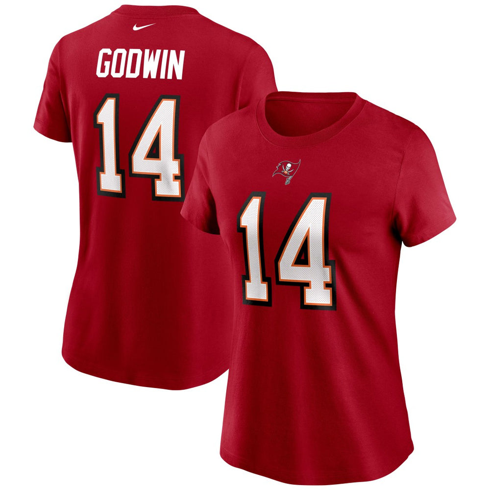 Chris Godwin Tampa Bay Buccaneers Women's Name & Number T-Shirt Red | Nike for Sale