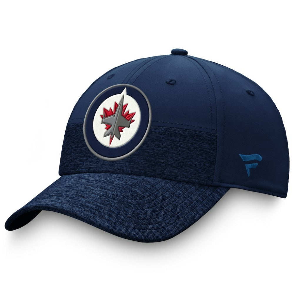 Winnipeg Jets Fanatics Authentic Pro Locker Room 2-Tone Flex Hat - Navy - NHL