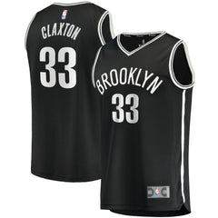 Nicolas Claxton Brooklyn Nets Fast Break Player Jersey Icon Edition Black - NBA