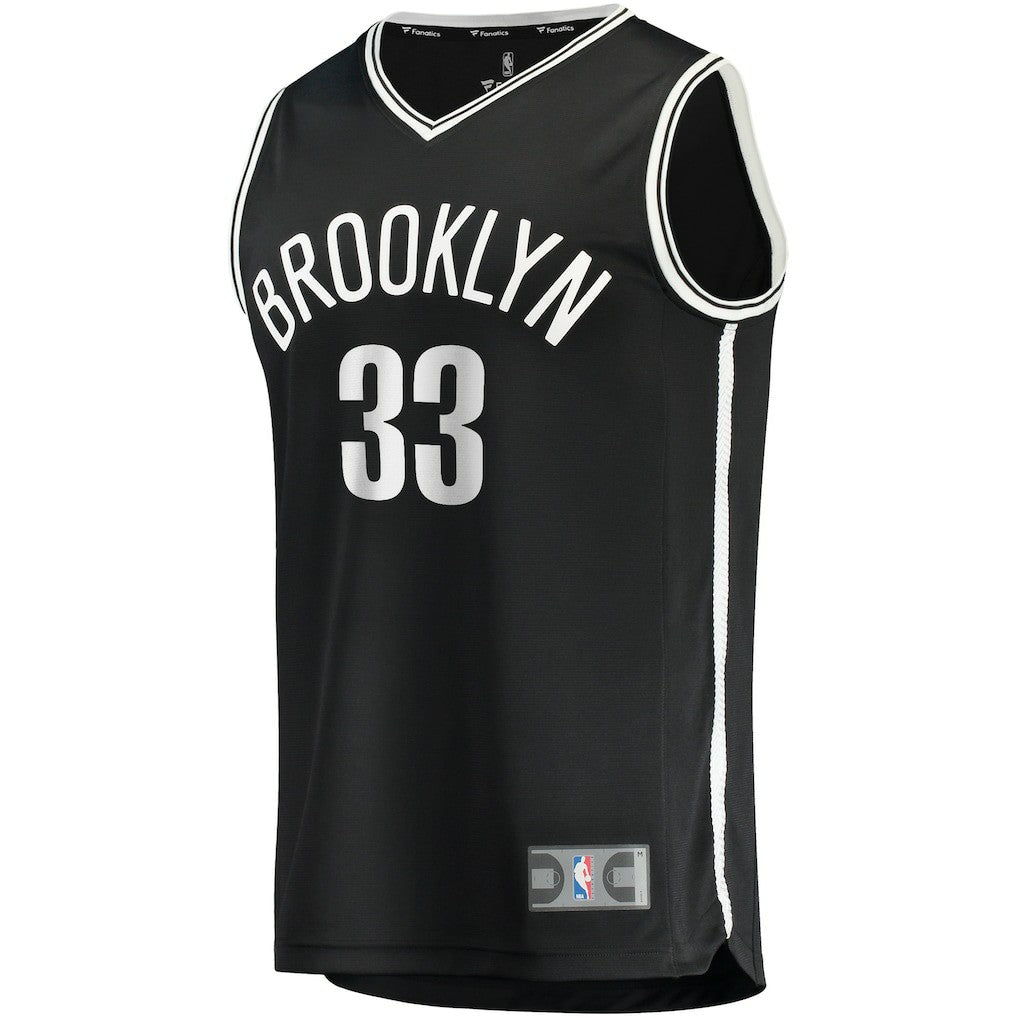 Nicolas Claxton Brooklyn Nets Fast Break Player Jersey Icon Edition Black - NBA