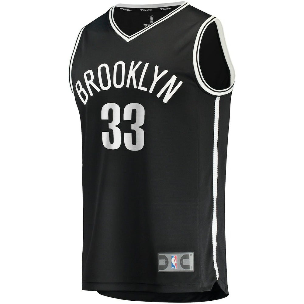 Nicolas Claxton Brooklyn Nets Fast Break Player Jersey Icon Edition Black - NBA