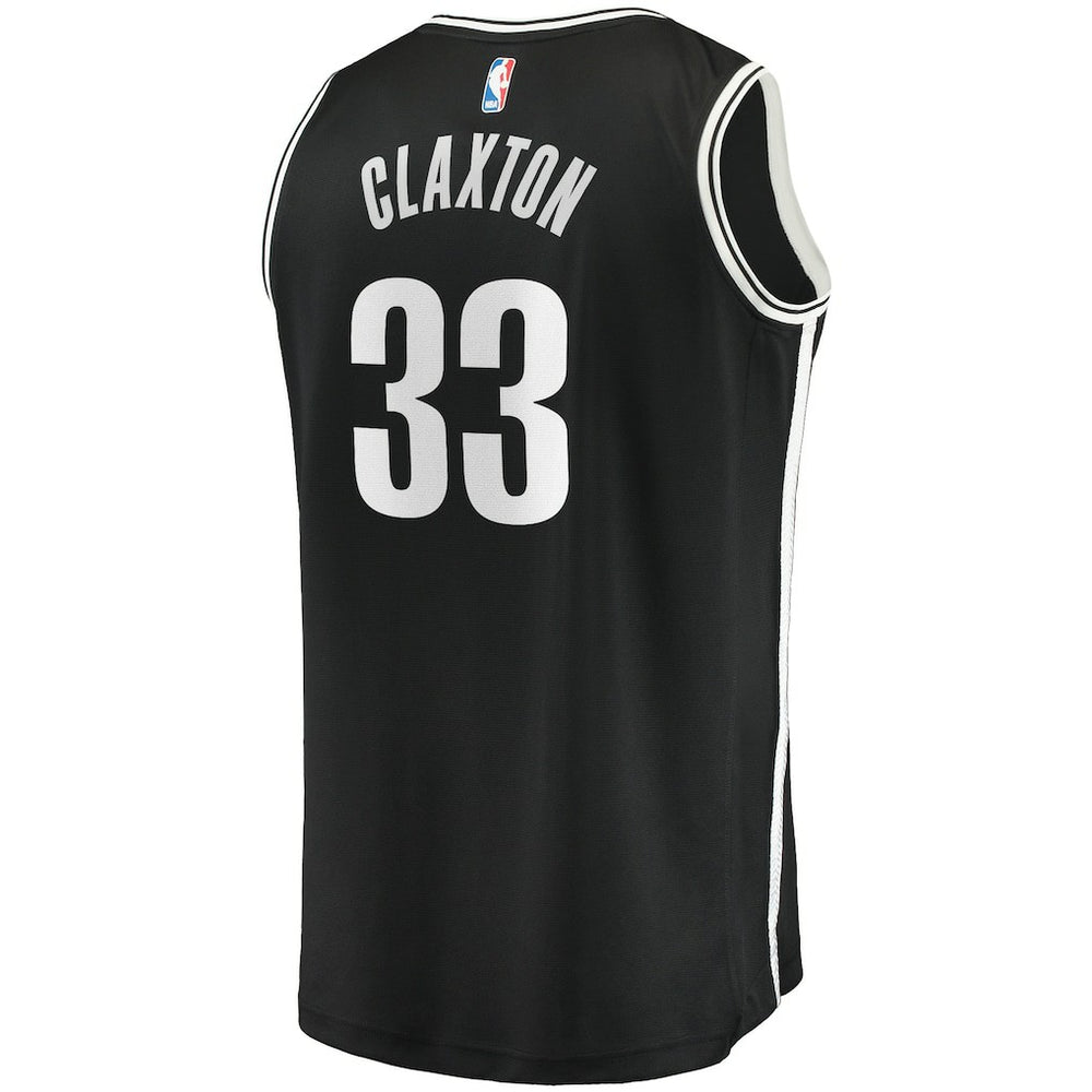 Nicolas Claxton Brooklyn Nets Fast Break Player Jersey Icon Edition Black - NBA