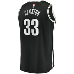 Nicolas Claxton Brooklyn Nets Fast Break Player Jersey Icon Edition Black - NBA