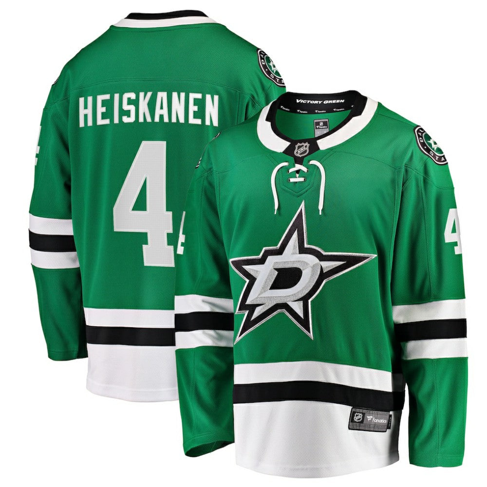 Miro Heiskanen Dallas Stars Fanatics Team Color Breakaway Player Jersey - Kelly Green - NHL