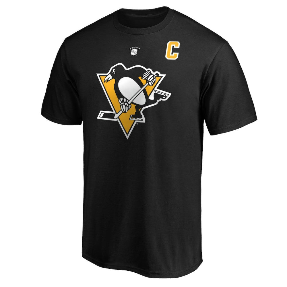 Mario Lemieux Pittsburgh Penguins Fanatics Authentic Stack Retired Player Name & Number T-Shirt - Black - NHL