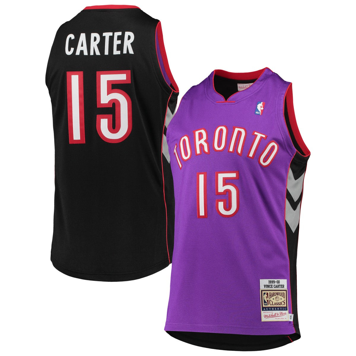 Vince Carter Toronto Raptors 1999/2000 Hardwood Classics Authentic Jersey Purple - NBA
