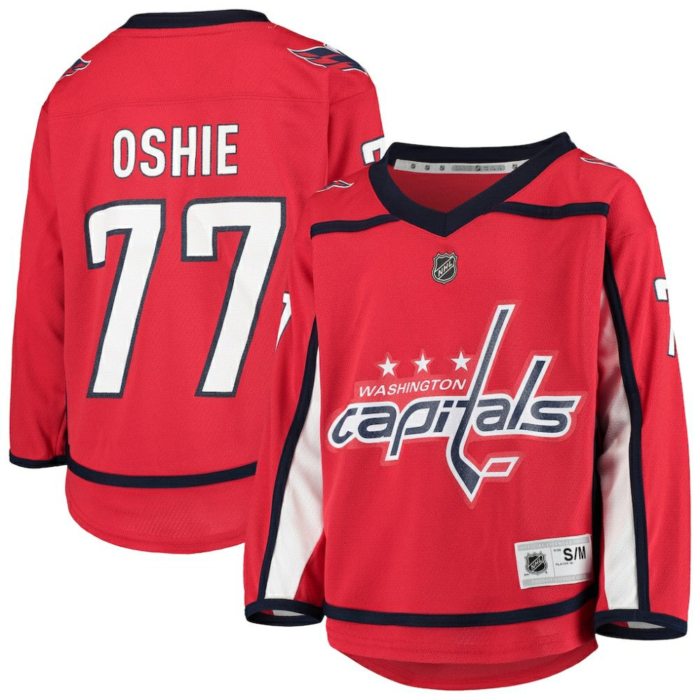 TJ Oshie Washington Capitals Youth Home Player Replica Jersey - Red - NHL
